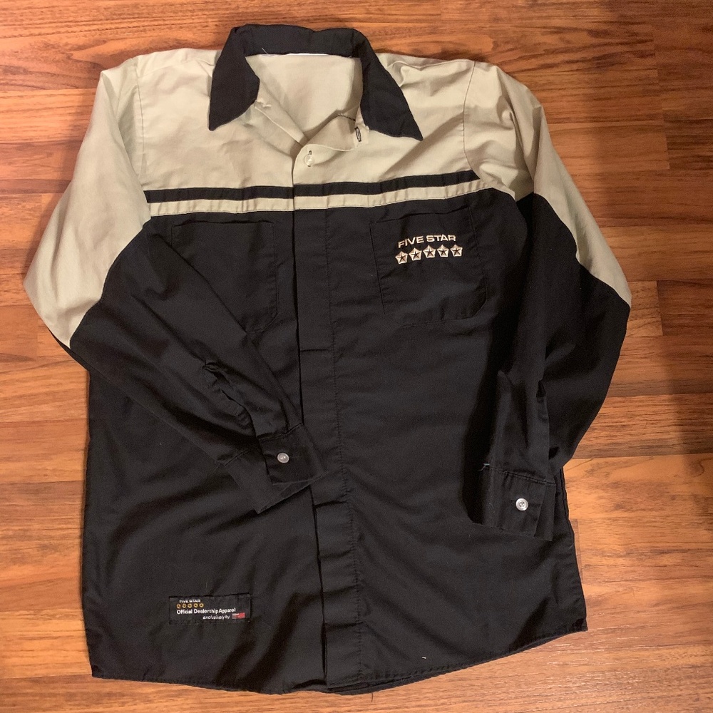 Dodge Mechanic Shirt Five Star M Long Sleeve